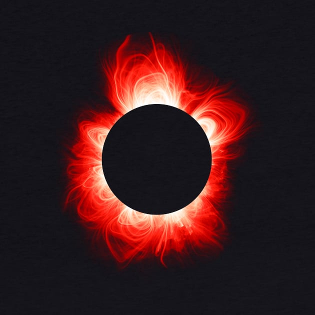 Sun corona fire eclipse by Alexmelas